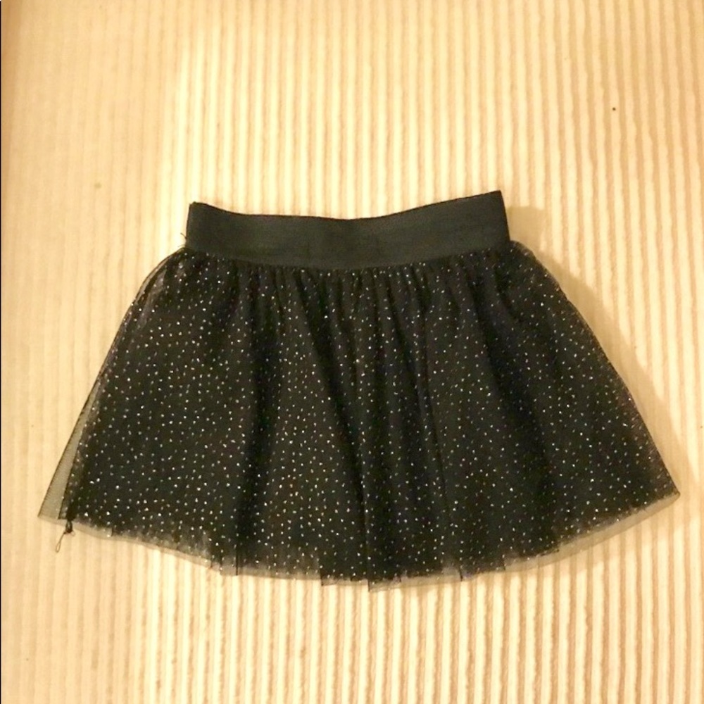 Black Glitter Tulle Skirt. Perfect Condition!